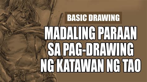 MADALING PARAAN SA PAGDRAWING NG KATAWAN NG .